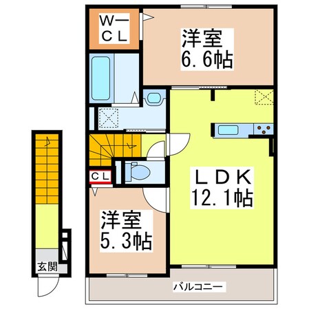 りりあんⅢの物件間取画像